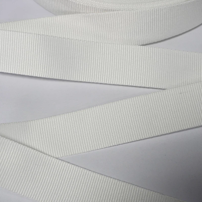White Polyester Webbing
